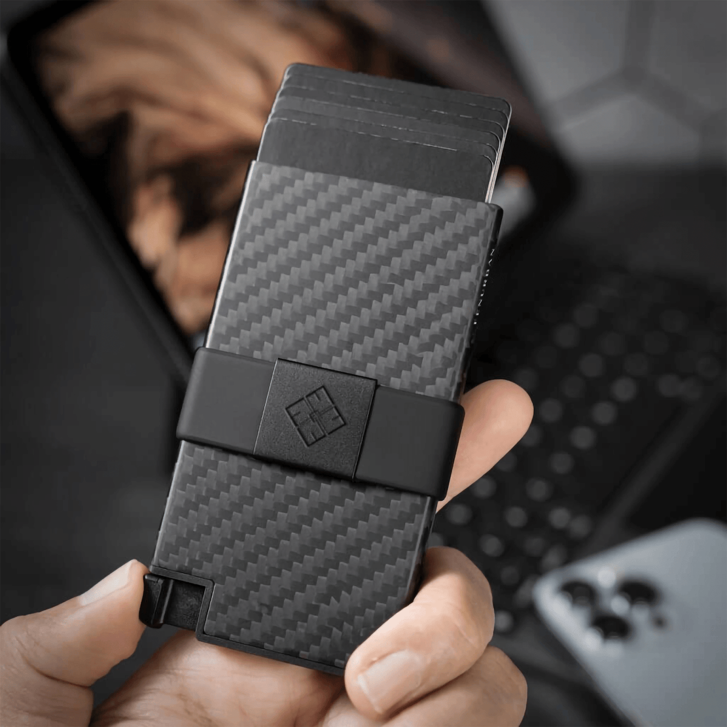Carbon - Smart and Secure Cardholder with RFID Blocking