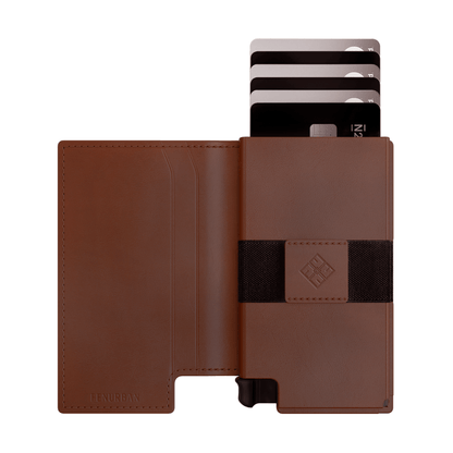 Wallace - Smart and Secure Leather Wallet with RFID Blocking